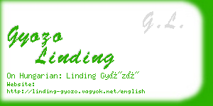 gyozo linding business card